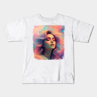 Rainbow Girl Kids T-Shirt